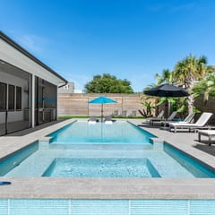 30A Happy by the Sea | Private Heated Pool & Spa, Golf Cart, Near Beach