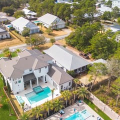 30A Sunset Palazzo Luxury Blue Mountain Beach Retreat with Private Pool & Spa