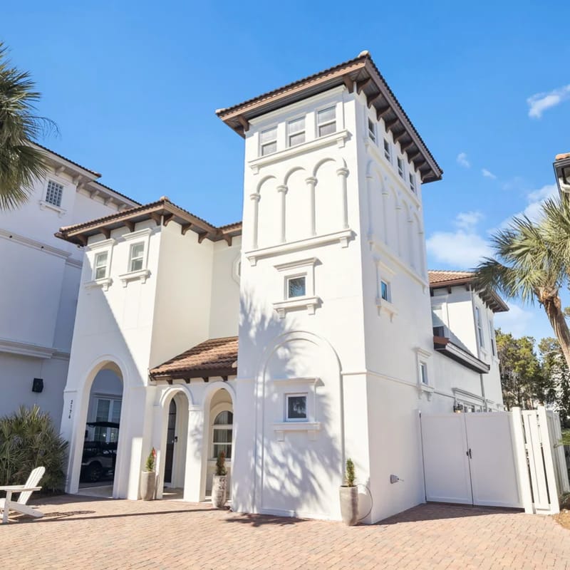 Skinny Love 30A Luxury Home w Heated Pool, Golf Cart, Bikes, Steps to Beach